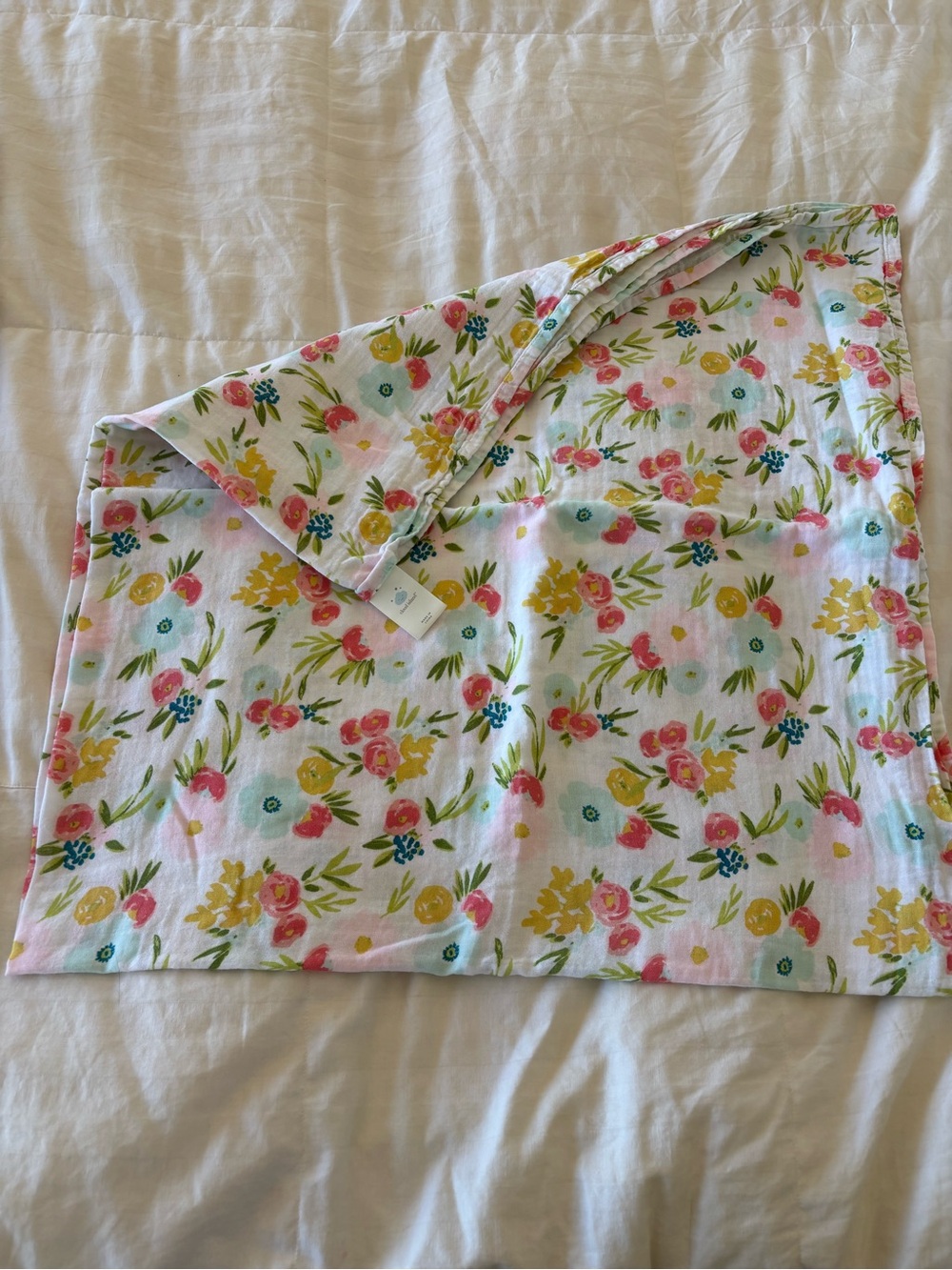 Cloud Island Baby Blanket Swaddle Floral Multicolor 
Like new